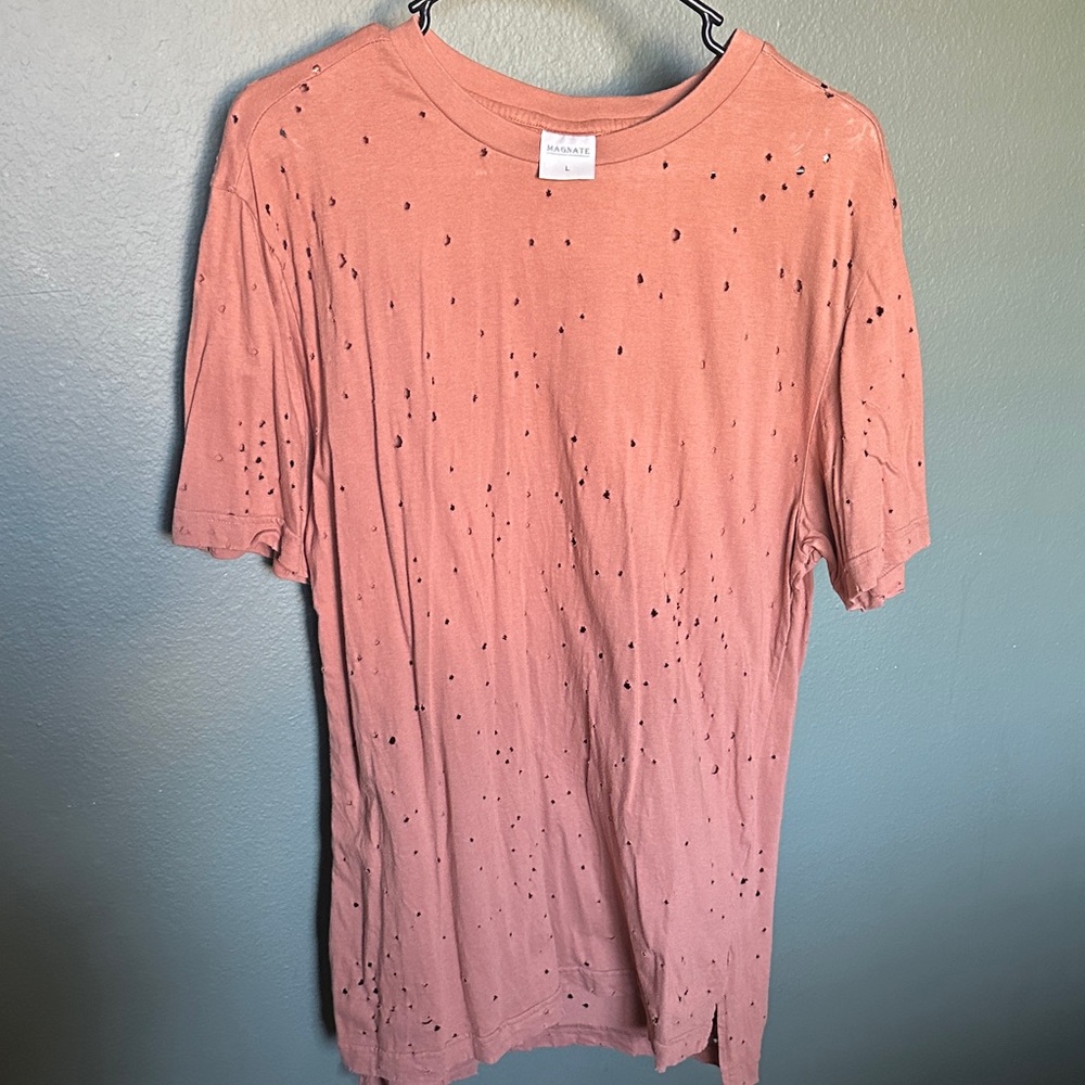 Distressed Burnt orange Men’s T-Shirt
